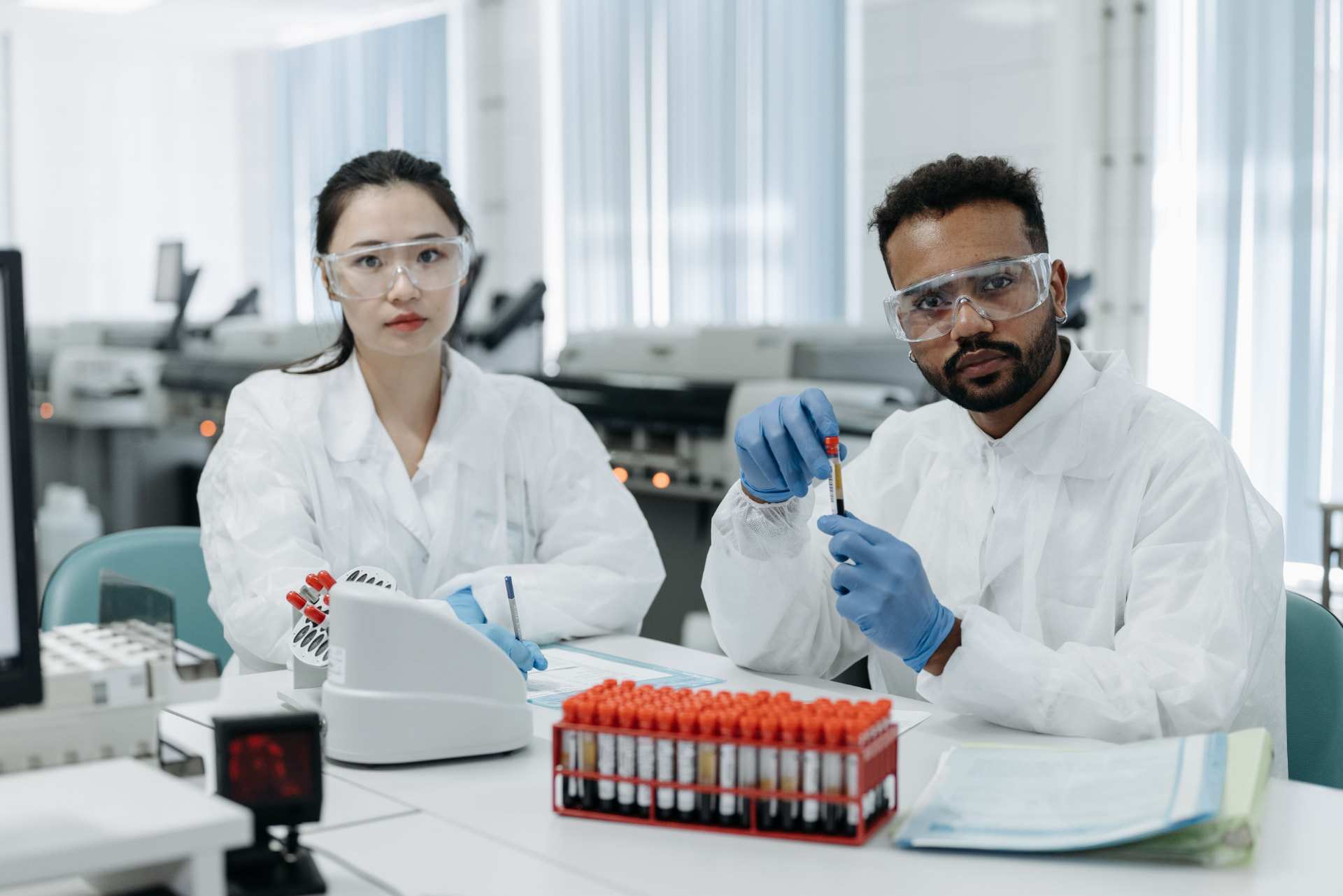 Structured clinical protocol connected to review stages and downstream trial systems